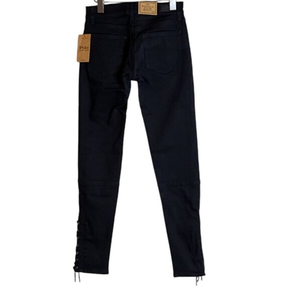 Polo Ralph Lauren Women's Tompkins Super Skinny Jean Black Size 25 NWT - Picture 9 of 10